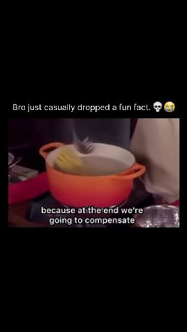 Bro just casually dropped а fun fact. e@ because atithe'end we're going to compensate andjhejstole the money to pay,