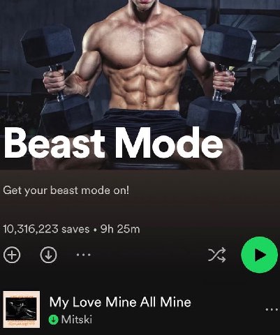 и Beast Моае> Get your beast mode 10,516,223 saves My Love Mine All Mine Mitski