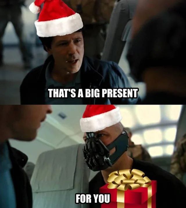 THAT'S А BIG PRESENT FORYOU