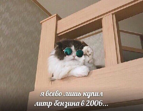 я всево лишь купил литр бензина 6 2006...