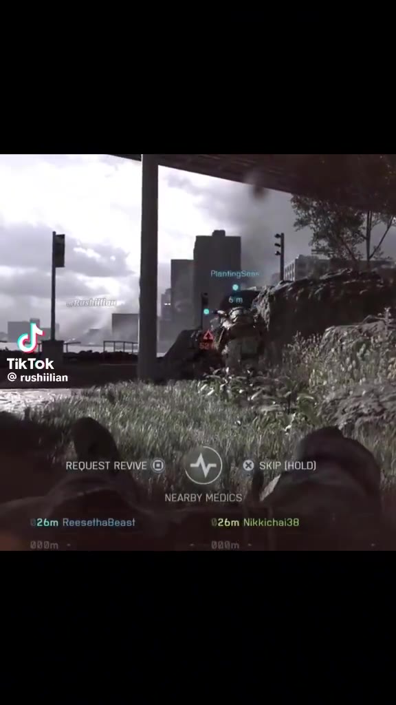 REQUEST REVIVE (@) № р © Skip (HOLD) f NEARBY MEDICS: J 26m ReesethaBeast 26m Nikkichai38