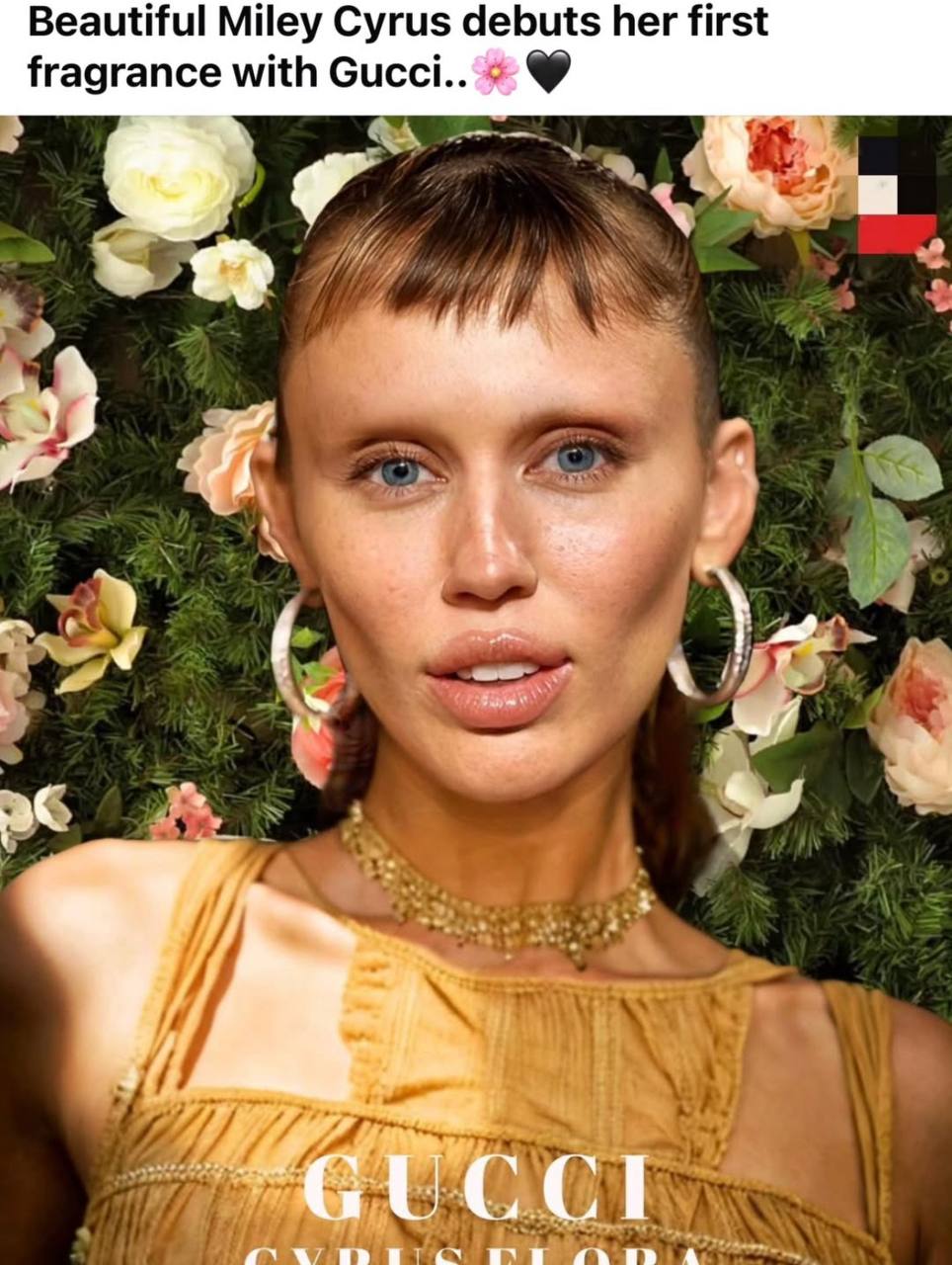 Beautiful Miley Cyrus debuts her first fragrance with Gucci.. 2