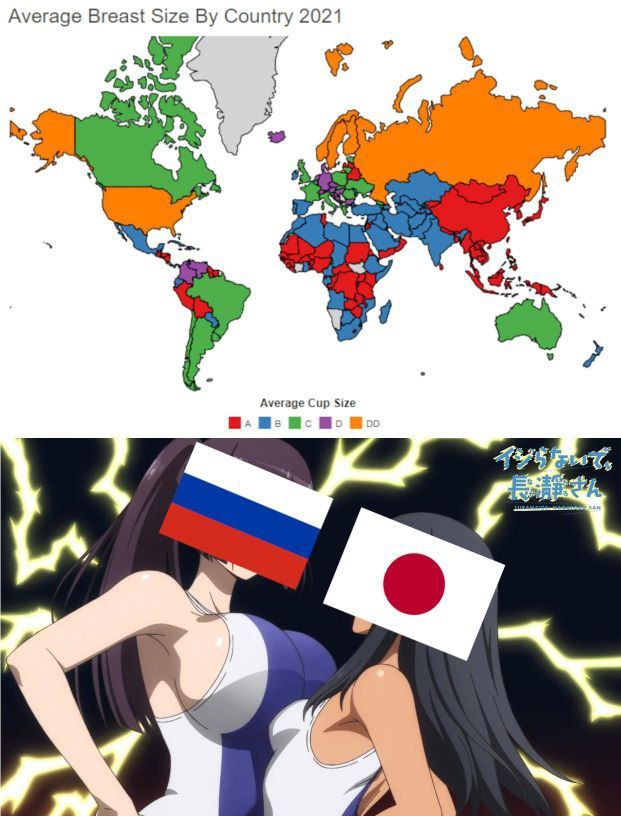 Average Breast Size Country 2021 4 4 С У’ Average Cup Size Moo 74 4