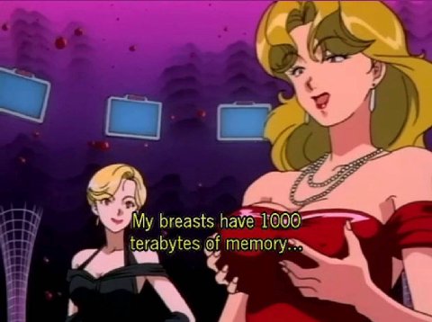 My breasts have terabytes of