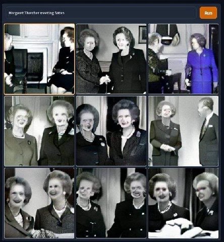 Margaret Thatcher meeting Satan А be 4)