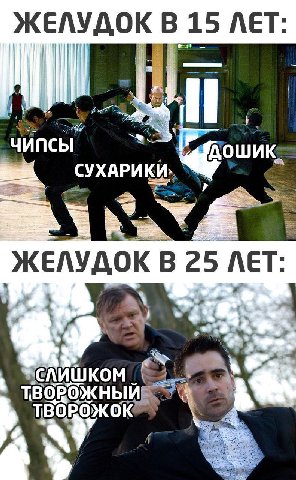 ЖЕЛУДОК В 15 ЛЕТ: ЧИПСЫ ЖЕЛУДОК В 25 ЛЕТ: у