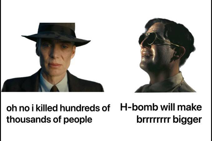 noikilled hundreds of H-bomb will make thousands of people brrrrrrrr bigger