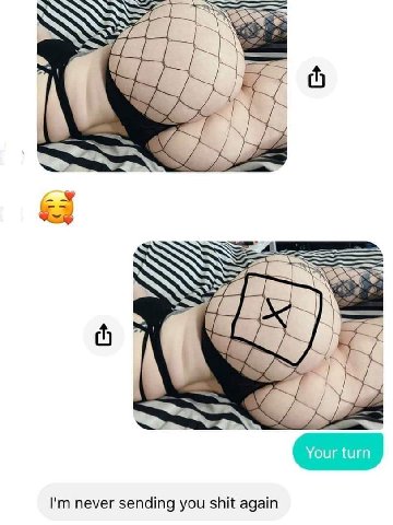 never sending you shit again