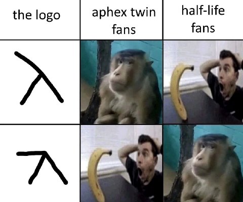 half-life the logo aphex twin fans fans
