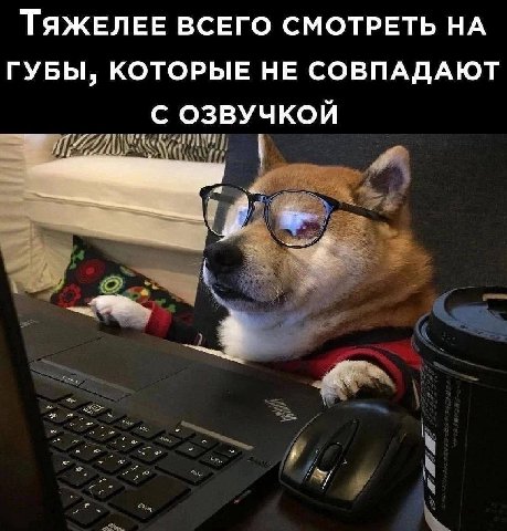 ТяжеЛЕЕ ВСЕГО СМОТРЕТЬ НА ГУБЫ, КОТОРЫЕ НЕ СОВПАДАЮТ С ОЗВУЧКОЙ