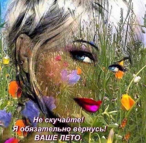 4 2 Не скучайте! Я обязательно вернусь! К ВАШЕ ЛЕТО.