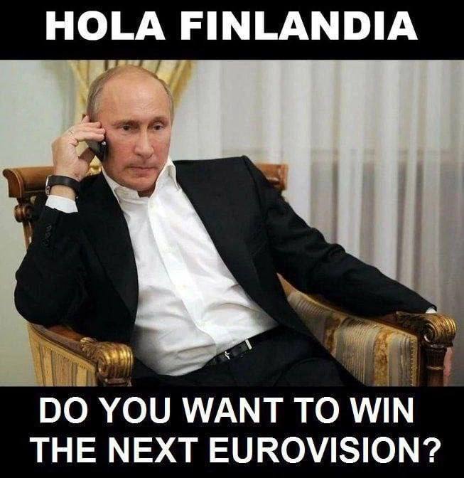HOLA FINLANDIA YOU WANT TO WIN THE NEXT EUROVISION?