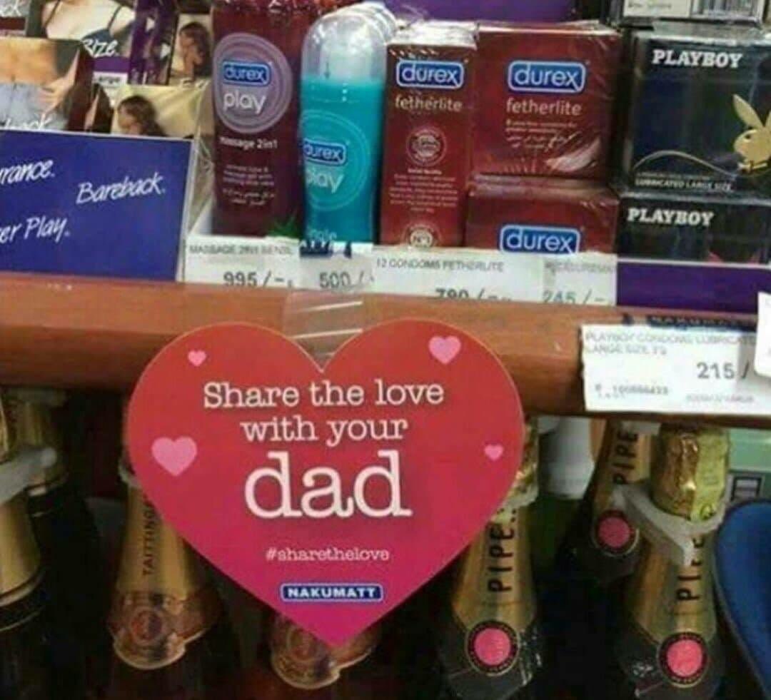 4 We i PLAYBOY PLAYNOY ‘Share the love with your dad NARUMATT