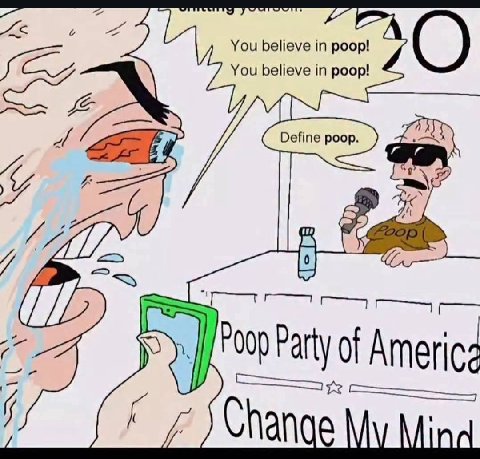 You believe in You believe роор! роор. GES Poop Party of Americg Change Ming
