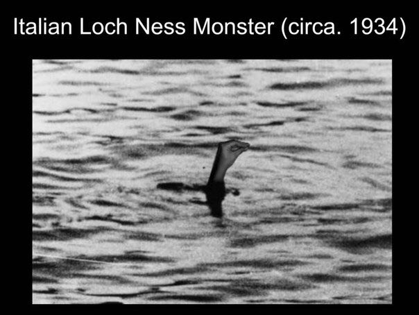Italian Loch Ness Monster (circa. 1934)