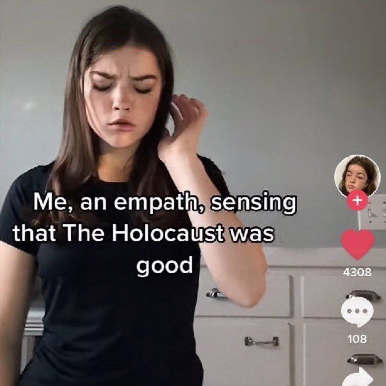 empath sensing that The Holocaust was good 4308 108