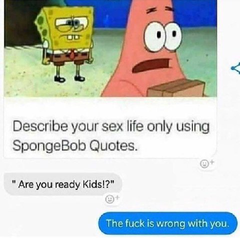 No Patrick, the lid!