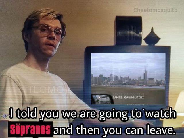 told you we are going and then you can leave.