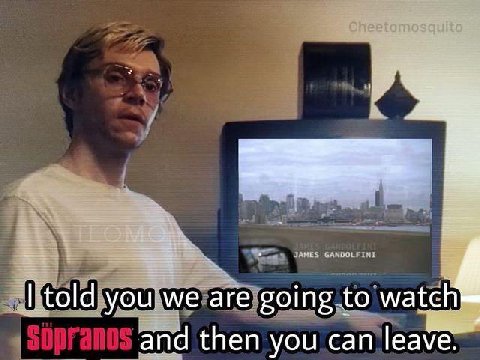 told you we are going and then you can leave.