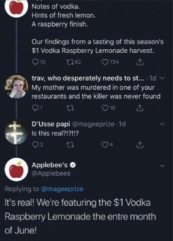 Notes of vodka Hints of fresh lemon A raspberry finish Our findings from a tasting of this season's $1 Vodka Raspberry Lemonade harvest TLE 7 .1а trav, who desperately needs to My mother was murdered 