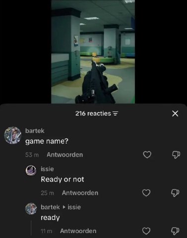 216 reacties дате пате? Ready or not ready