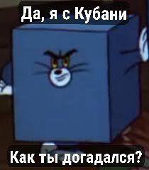 Да, я с Кубани Как ты догадался?