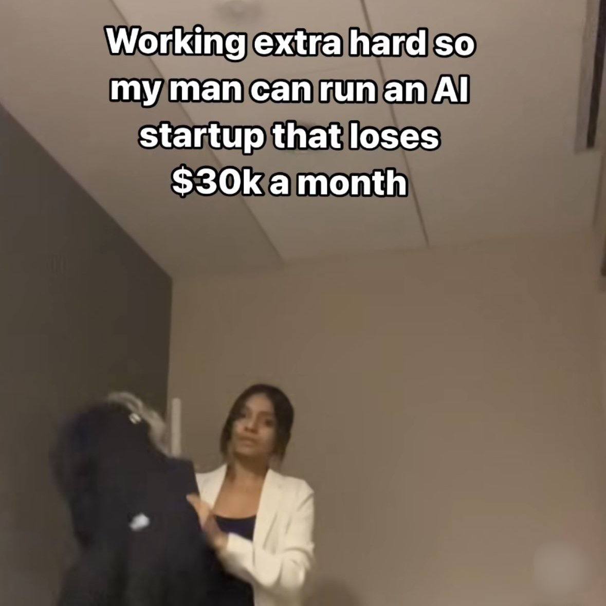 Working extra hard so my man startup that loses amonth