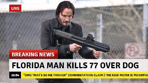 LIVE 7. 4 BREAKING NEWS MAN KILLS 77 OVER DOG 'ОМС THAT'S SO ME THOUGH" COMMENTATORS CLAIM THE NEW MCRIB IS MCAWFU