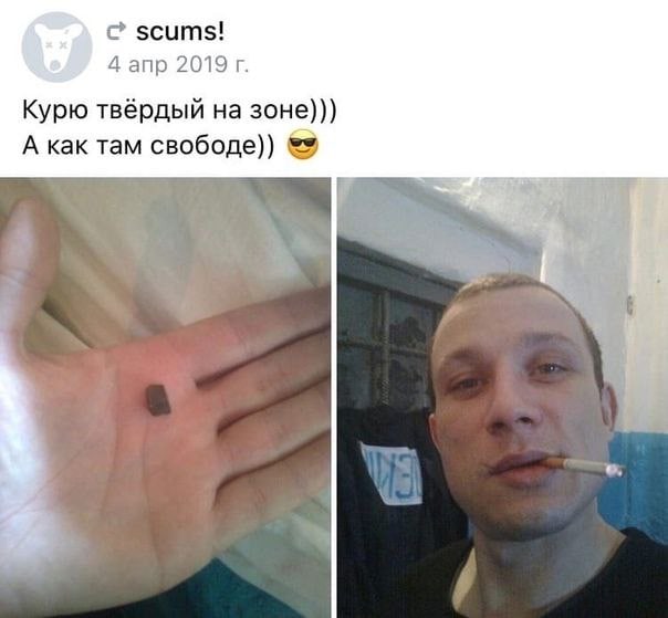 scums! 4 апр 2019 Курю твёрдый на зоне))) А как там свободе))
