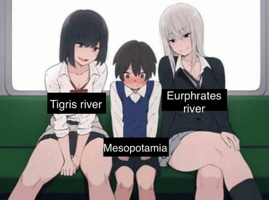 Eurphrates Tigris river river Mesopotamia i
