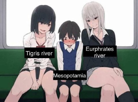 Eurphrates Tigris river river Mesopotamia i