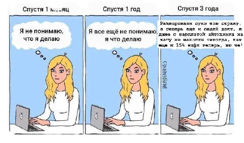 Спустя 3 года Спустя 1 м-сяц Спустя 1 год Разворовали суки всю страну, Я не понимаю, Я все ещё не понимаю, а теперь еще и людей доят, я даже с зарплатой айтишника на что я делаю я что делаю хату не на