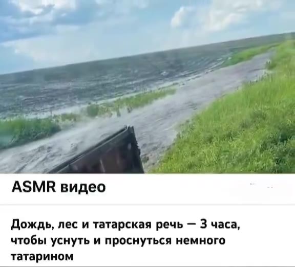 Дождь, лес и татарская речь — 3 часа, чтобы уснуть и проснуться немного татарином АЗМК видео