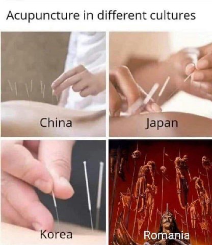 Acupuncture in different cultures Я A а в. у: Когеа Romania