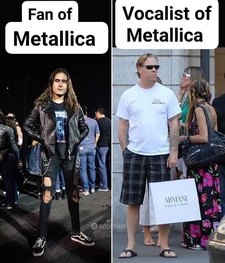 Fan of Vocalist of Metallica Metallica Mew
