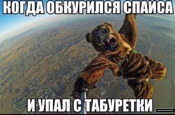 ОБКУРИЛСЯ СПАИСА, ИУПАЛ С ТАБУРЕТКИ