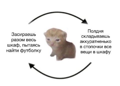 Полдня Засираешь складываешь разом весь аккуратненько шкаф, пытаясь в стопочки все найти футболку вещи в шкафу