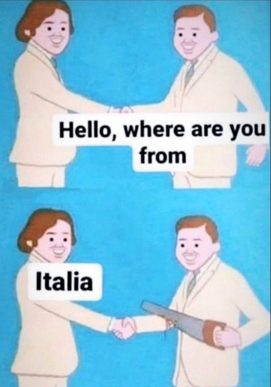 Hello, where are you from о —4 Italia