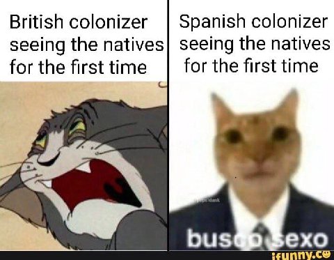 British colonizer Spanish colonizer seeing the natives| seeing the natives for the first time for the first time