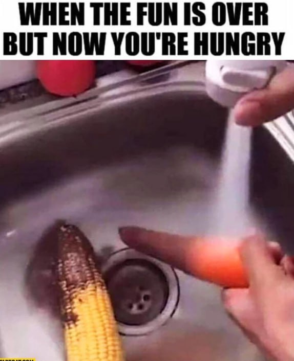WHEN THE РОМ IS ОМЕВ BUT NOW YOU'RE HUNGRY