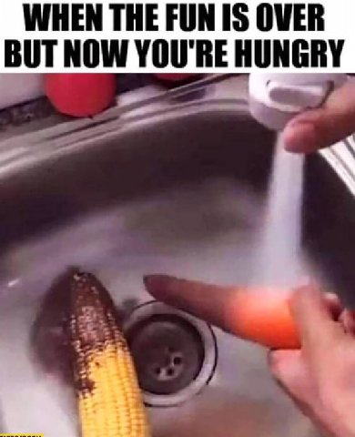 WHEN THE РОМ IS ОМЕВ BUT NOW YOU'RE HUNGRY