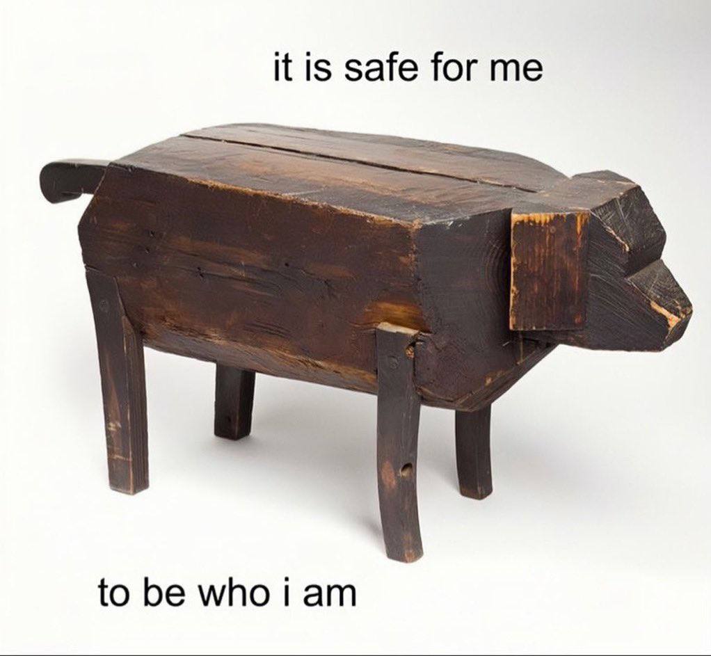 it is safe for me to be who i