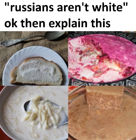 "russians aren't white" then explain this
