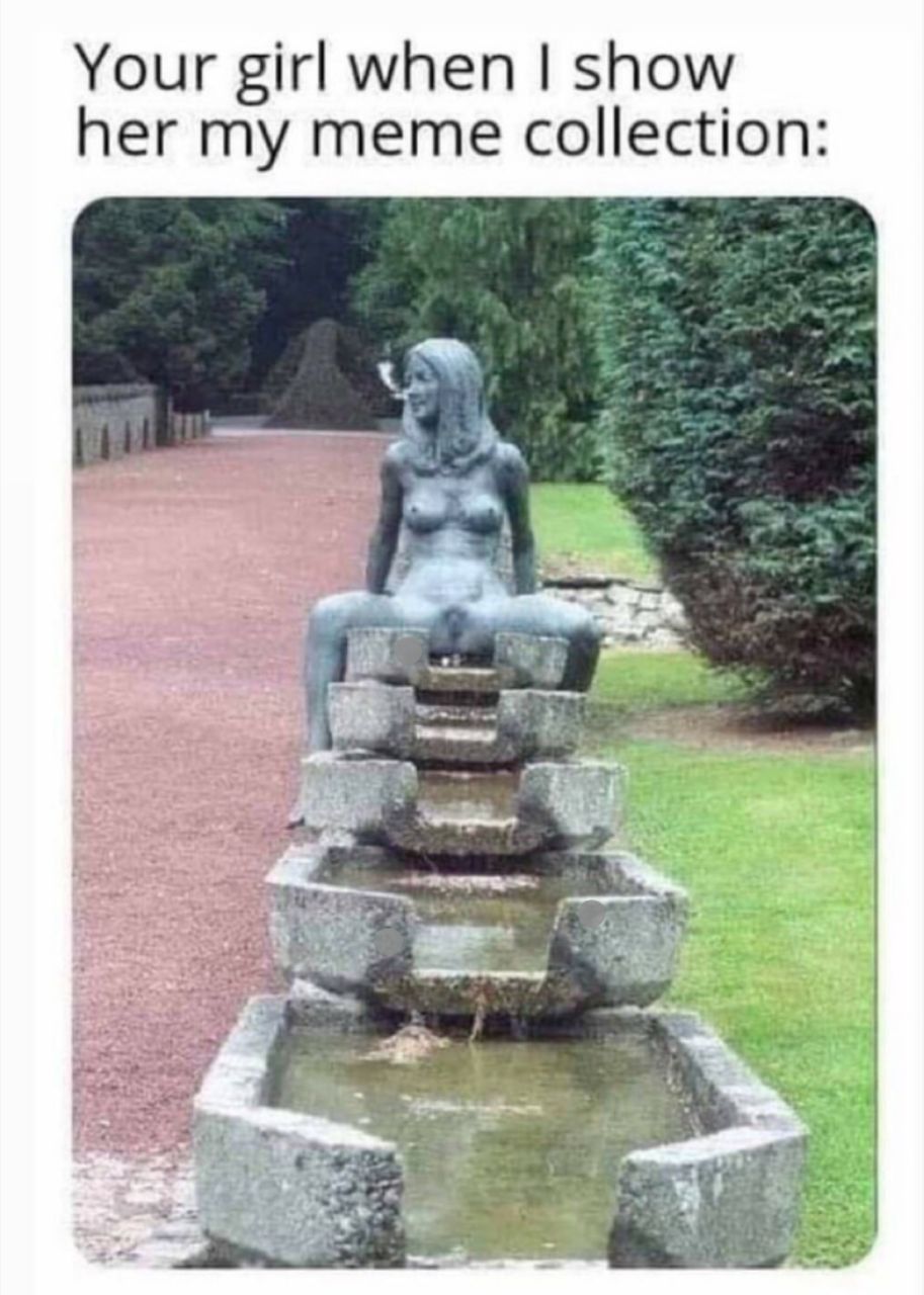 Your girl when show her my meme collection: