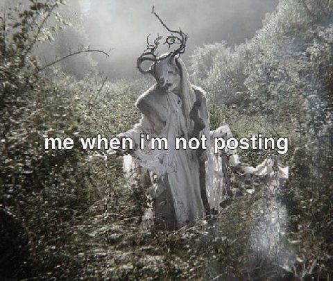 и me when not, posting