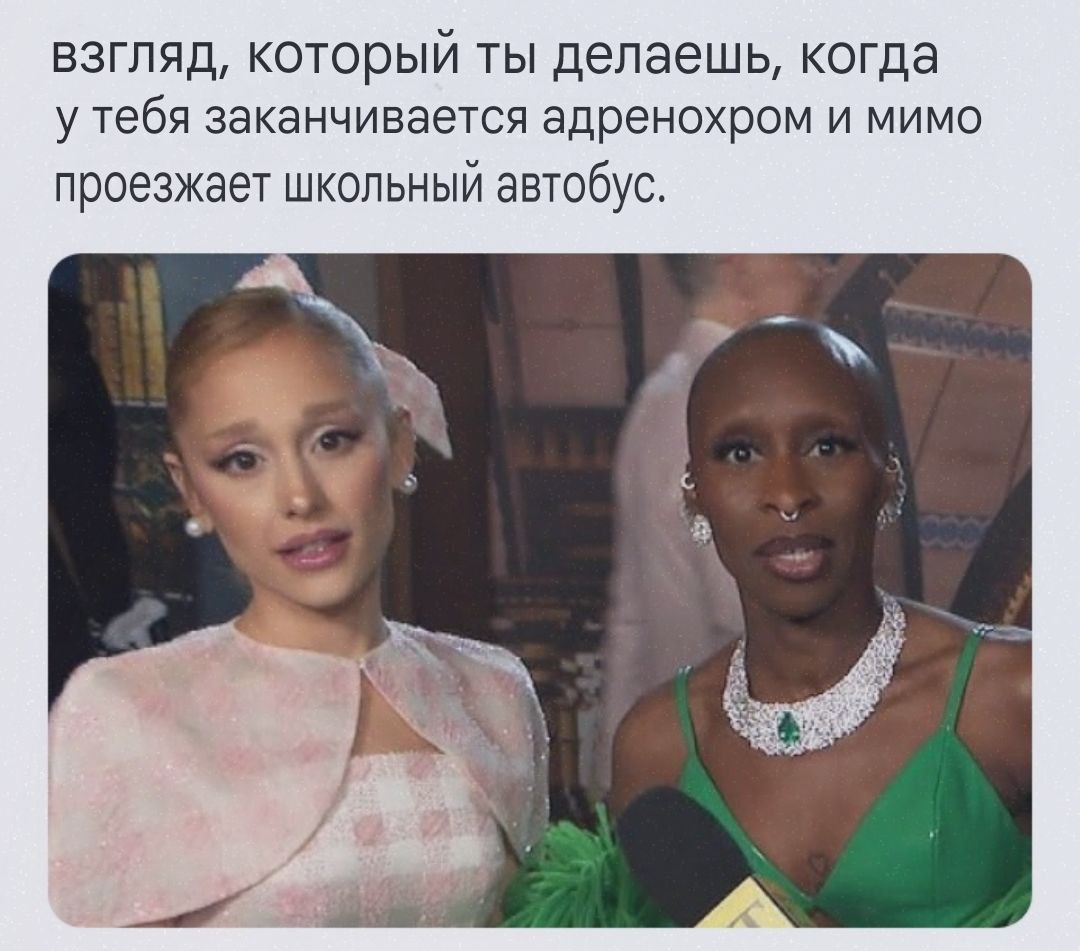 взгляд, который ты делаешь, когда у тебя заканчивается адренохром и мимо проезжает школьный автобус.