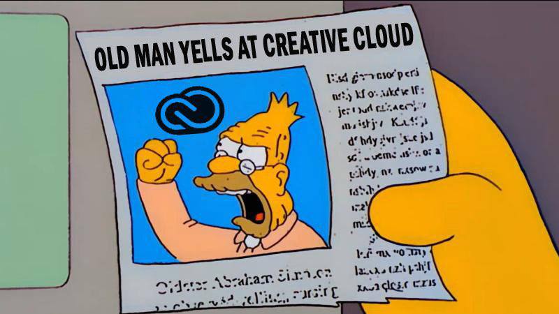 QLD MAN YELLS А CREATIVE CLOUD CIS