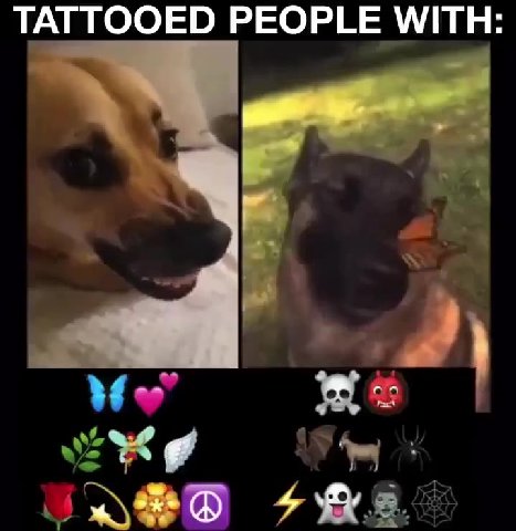 TATTOOED PEOPLE WITH: