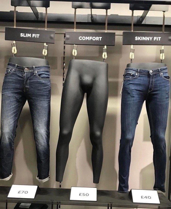 a SLIM FIT COMFORT SKINNY FIT A 0 А