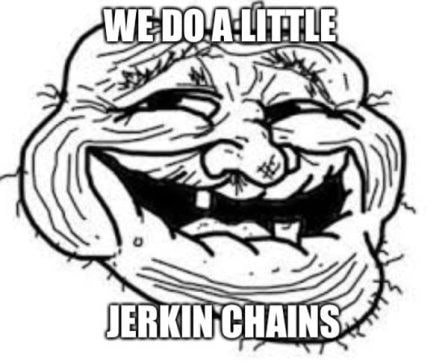 4 JERKIN CHAINS
